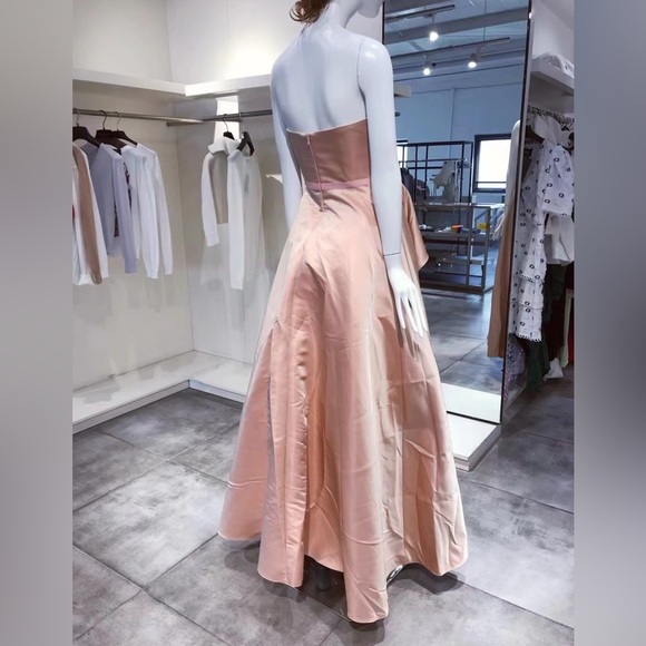 US 4 Marchesa Notte Collection Strapless Ruffle Gown NWT - Picture 6 of 13